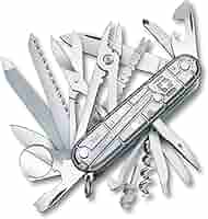 VICTORINOX 　SWISS　ARMY　
希少　本革ケース付　極み美品 Amazon.com: Victorinox Swiss Champ Swiss Army Knife, 33